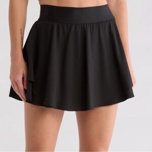 90 Degree By Reflex Black Skater Skirt